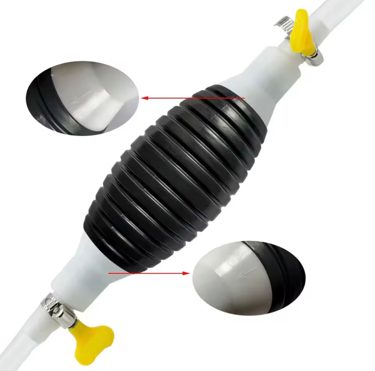 Pompë manuale lëngjesh, në ngjyrë të zezë dhe transparente