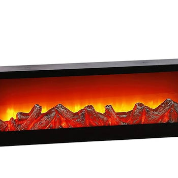 Oxhak dekorativ LED në formë drejtkëndore me kornizë të zezë