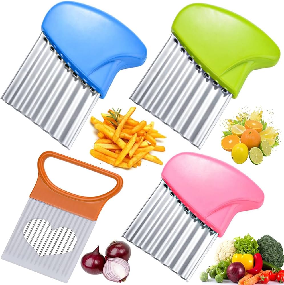 Thikë prerëse për perime me valëzime