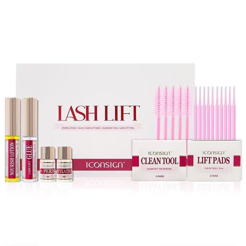 Set për kthimin e qerpikëve Lash Lift me 8 pjesë ICONSIGN