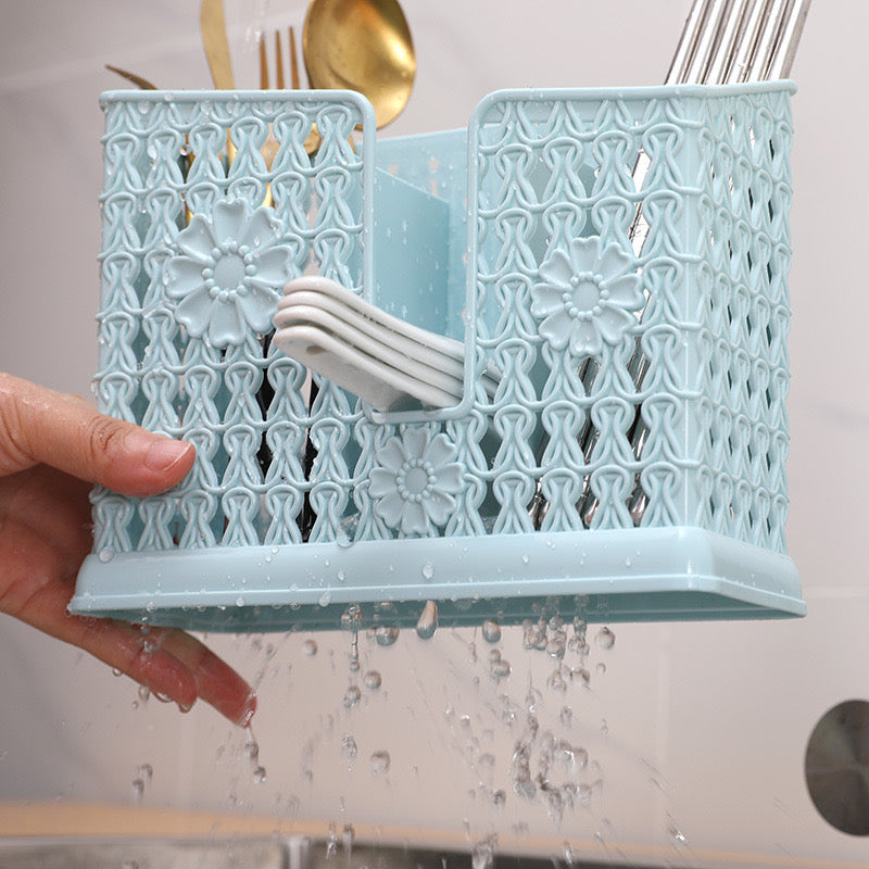 Organizuese plastike për serviset e kuzhinës me 3 ndarje