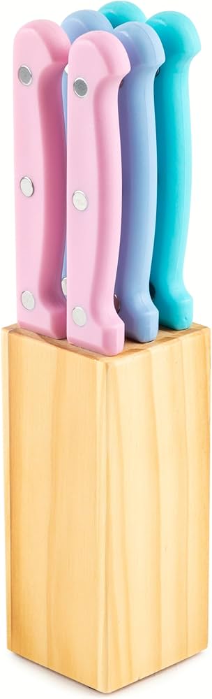 Set me 6 thika me bisht plastik me 3 ngjyra