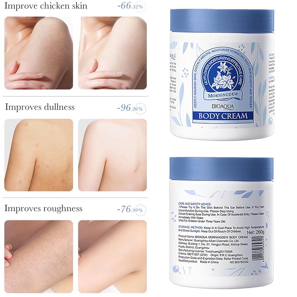 Krem trupi me ekstrakt lule zambaku