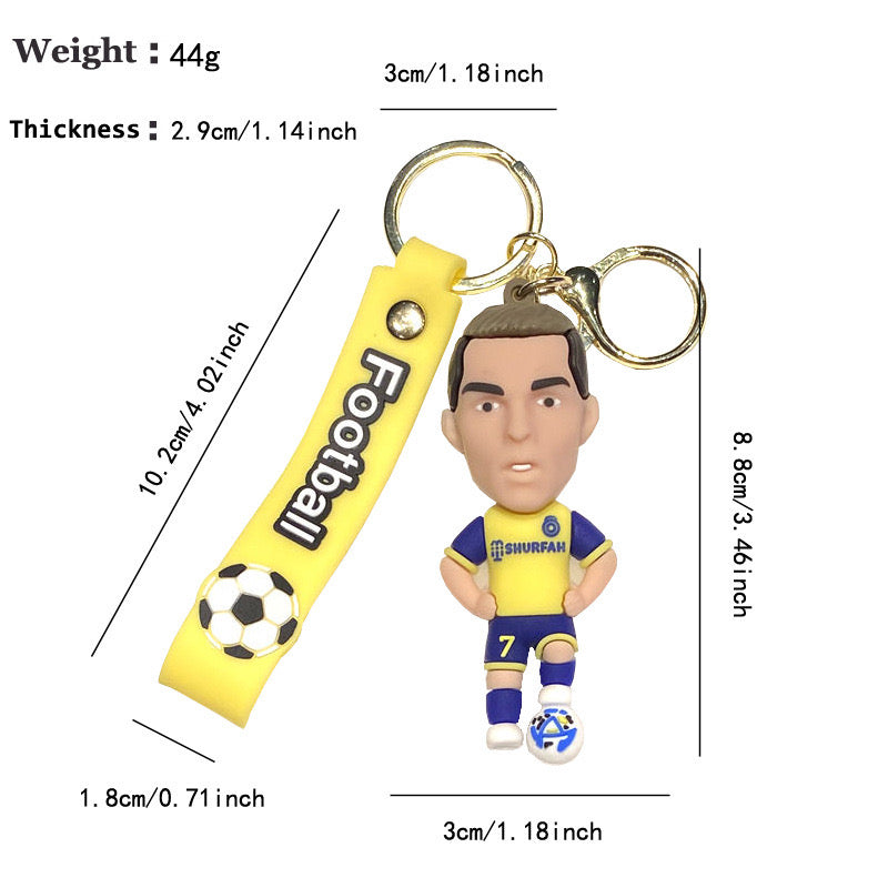 Varëse çelësash me futbollist