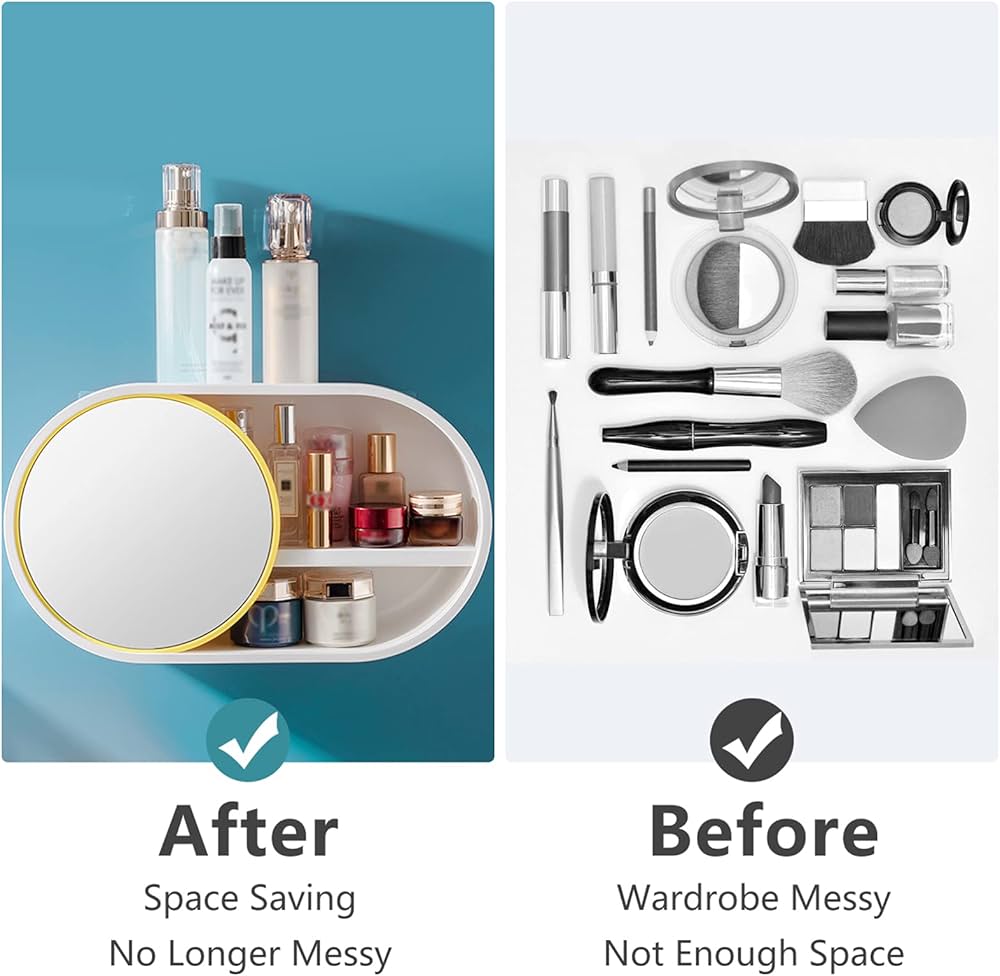 Organizues me pasqyrë për tualetin