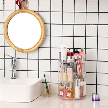 Organizues rrotullues për kozmetikë praktik, dhe shumëfunksionale