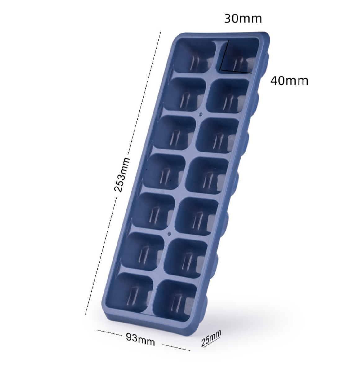 Set me dy forma akulli plastike drejtkëndore