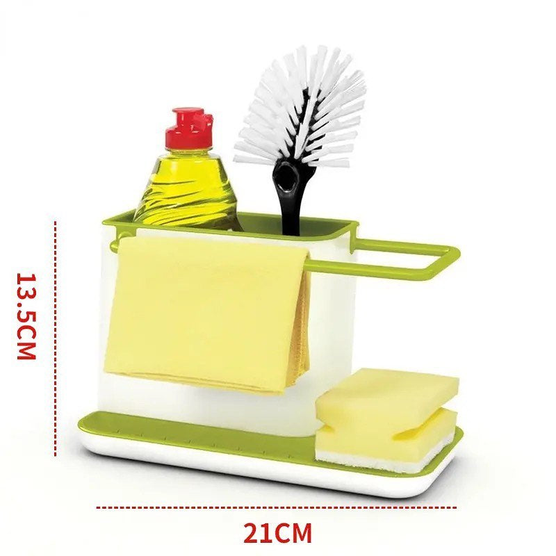 Mbajtese per detergjentin e eneve, lecken e pastrimit dhe sfungjerin e eneve