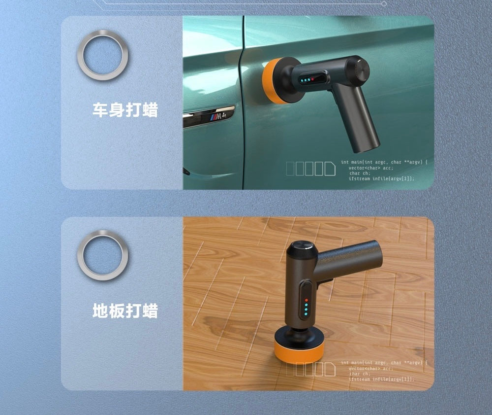 Pajisje elektrike për llustër makinash dhe dyshemesh, me karikim, fuqi të lartë dhe përdorim praktik