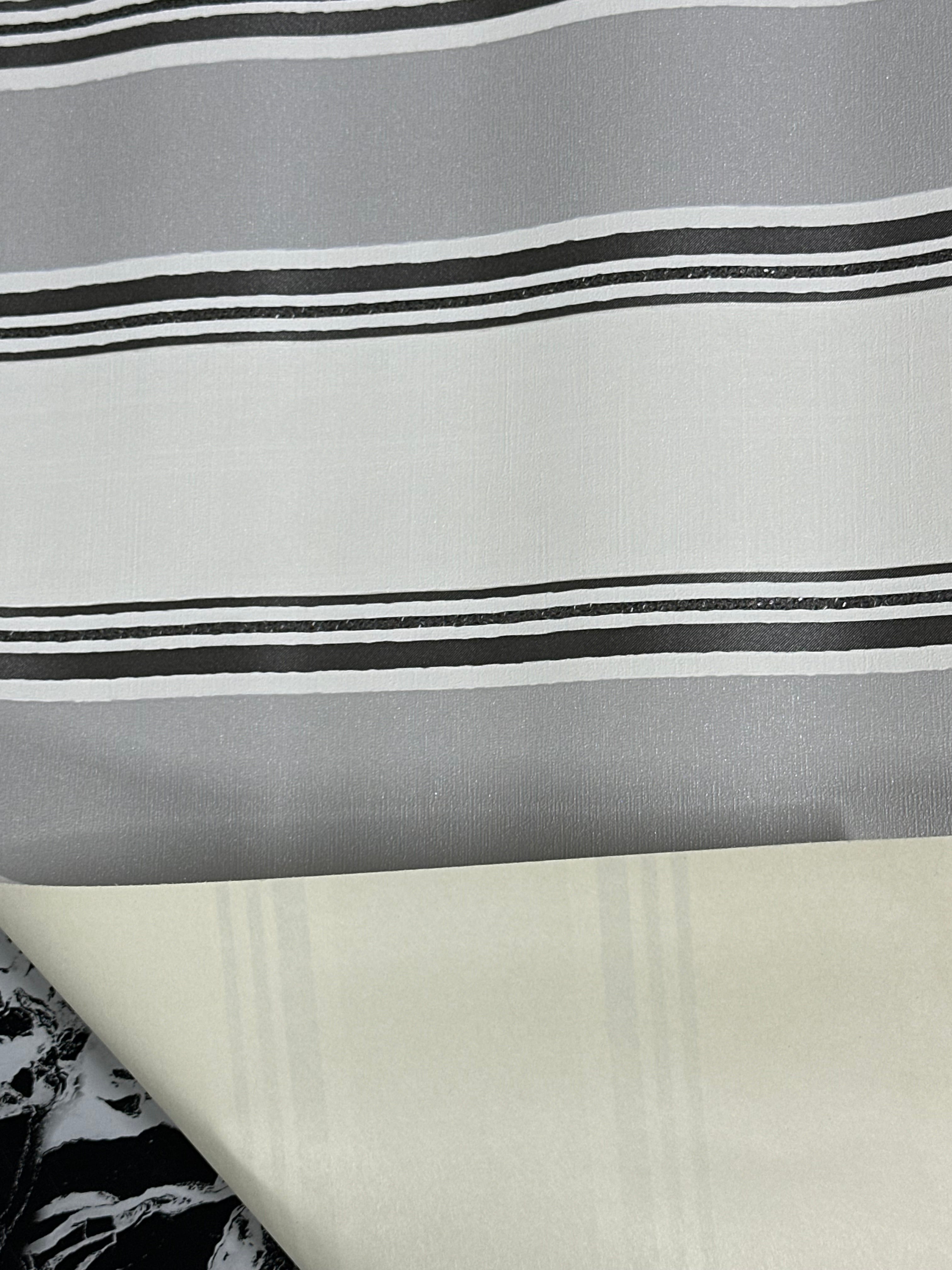 Letër muri me vija gri dhe të zezë