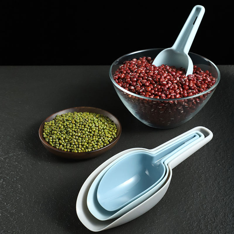 Set me 3 lugë plastike akulli