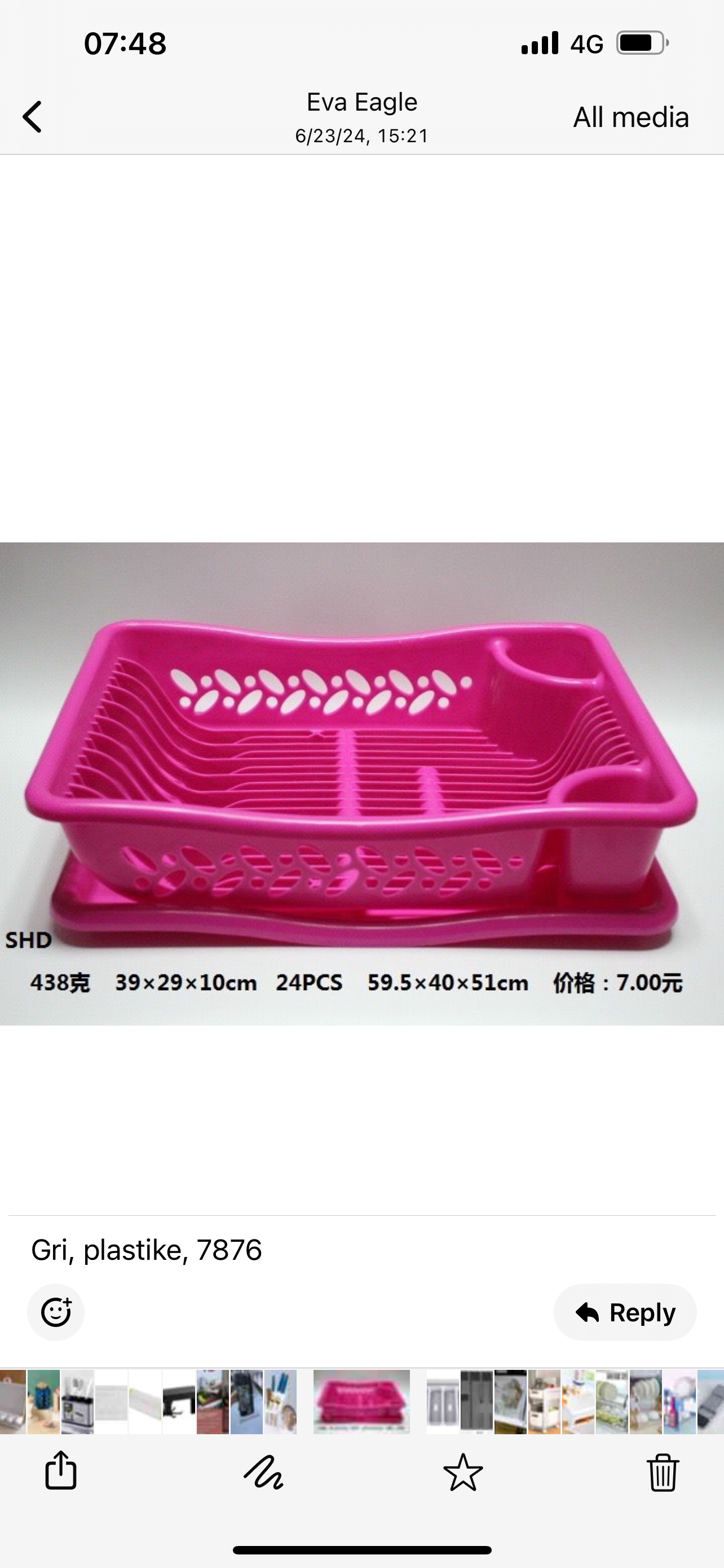 Organizuese /kulluese plastike per ene kuzhine