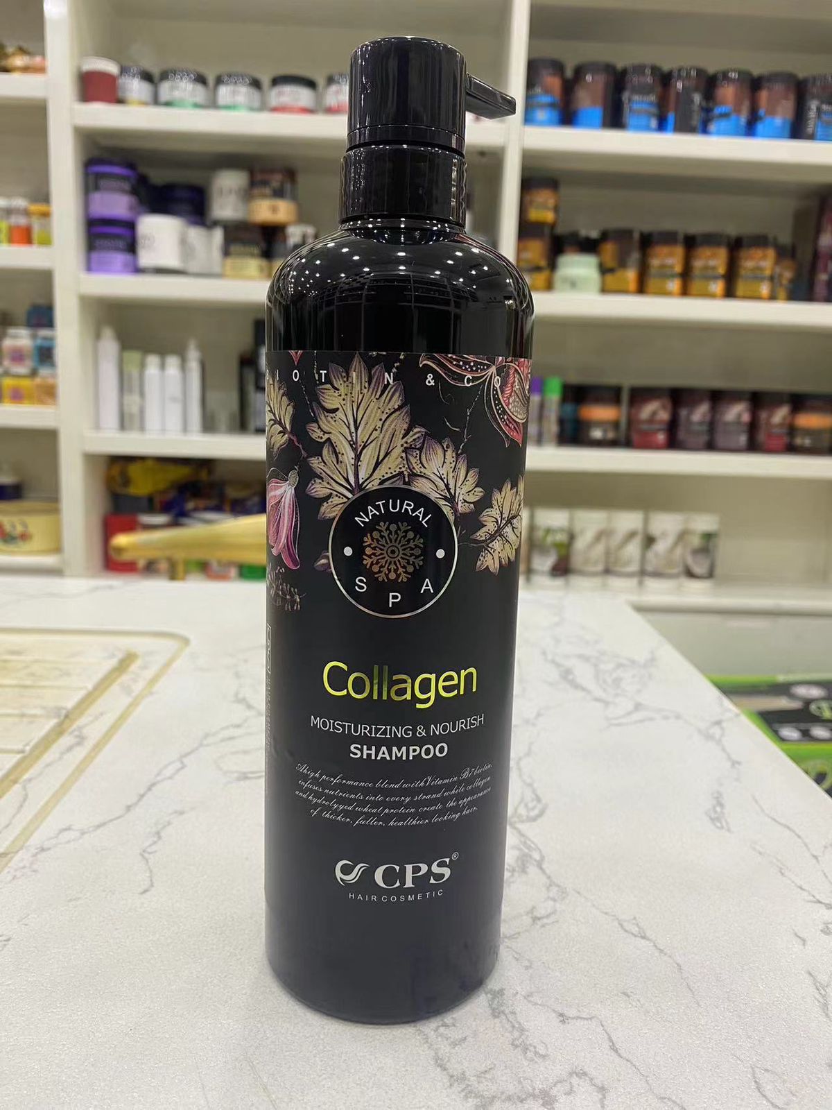 Shampo flokësh hidratuese me kolagjen