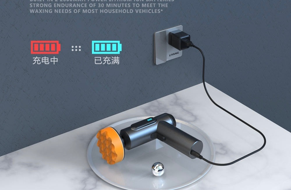 Pajisje elektrike për llustër makinash dhe dyshemesh, me karikim, fuqi të lartë dhe përdorim praktik