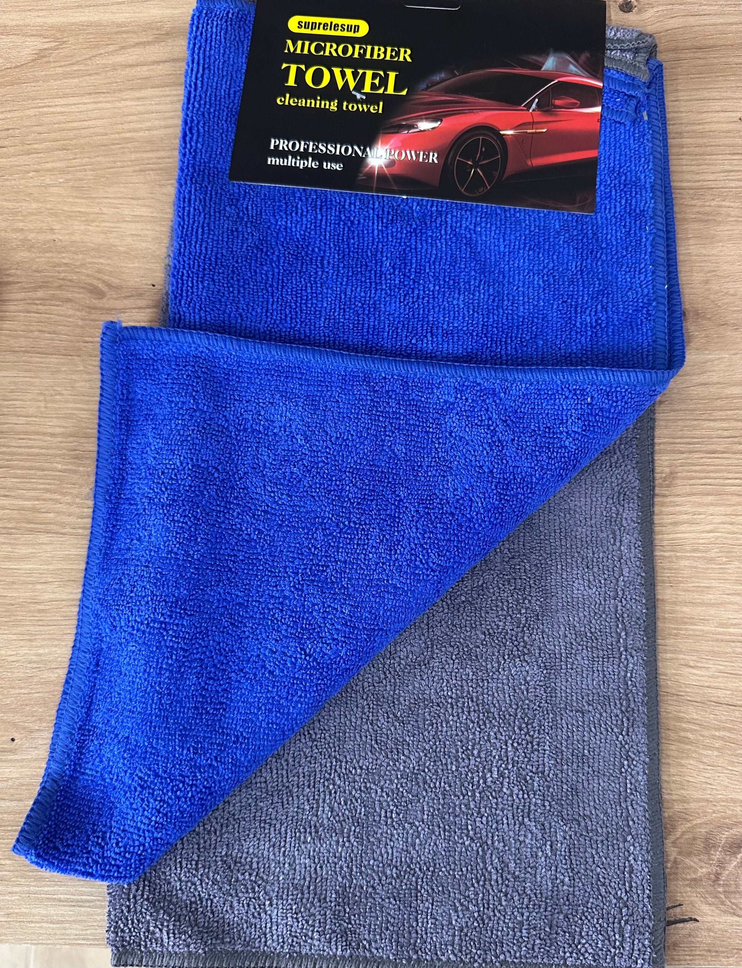 Set me 2 peshqira për pastrim makine microfibër