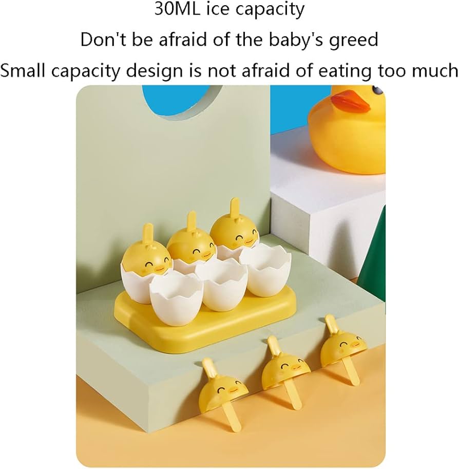 Formë për akullore ose kasata si vezë me zogj