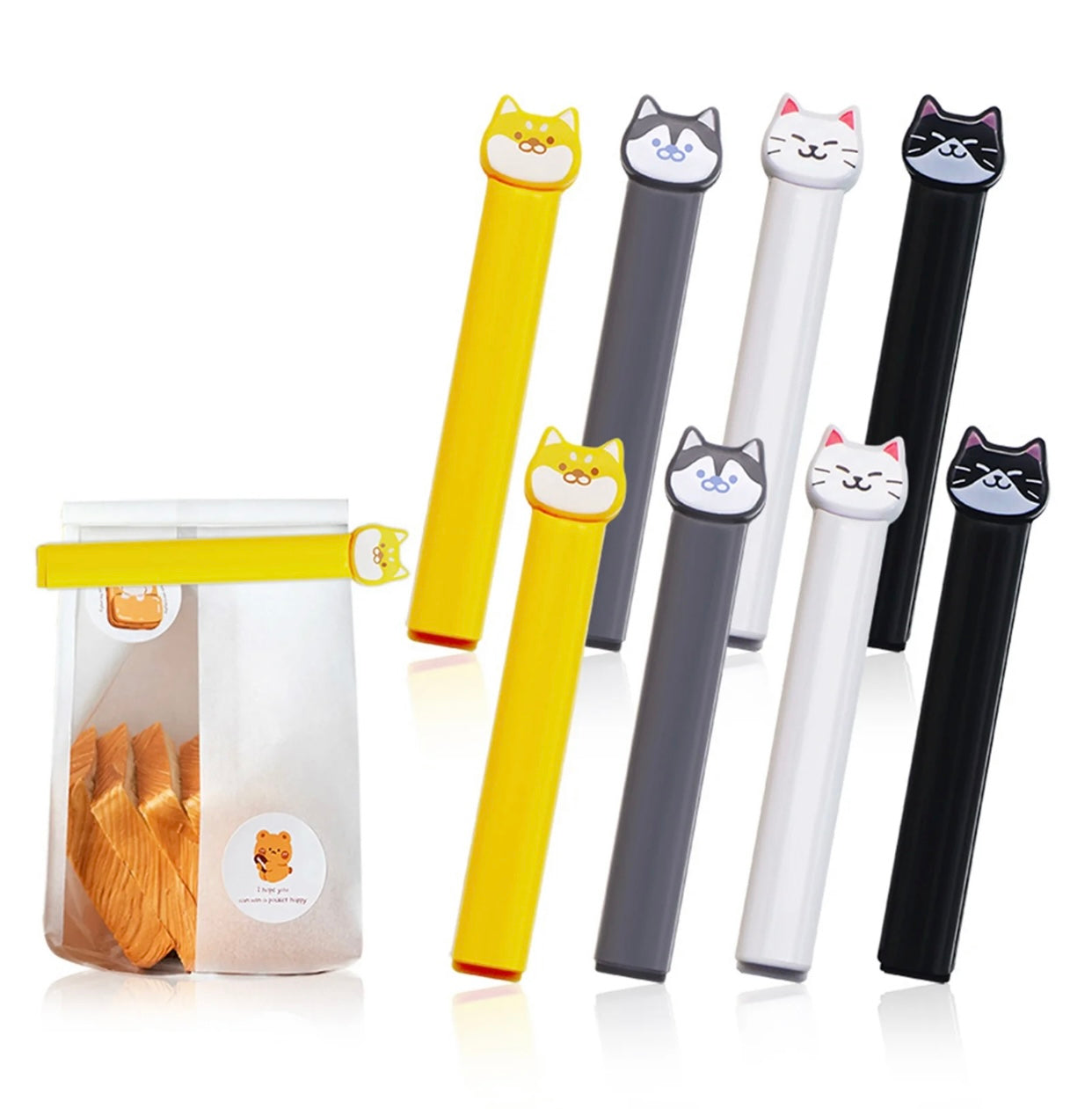 Kapse për mbylljen e qeseve, set 3 copë