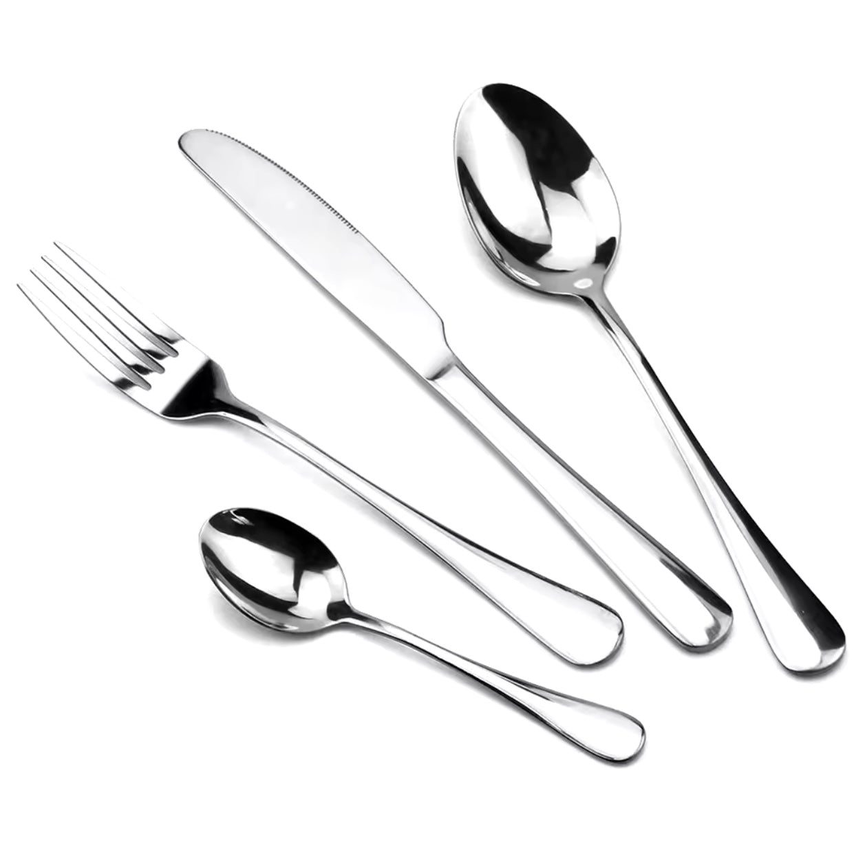 Lugë/ Pirunj/ Thikë, set me 6 copë