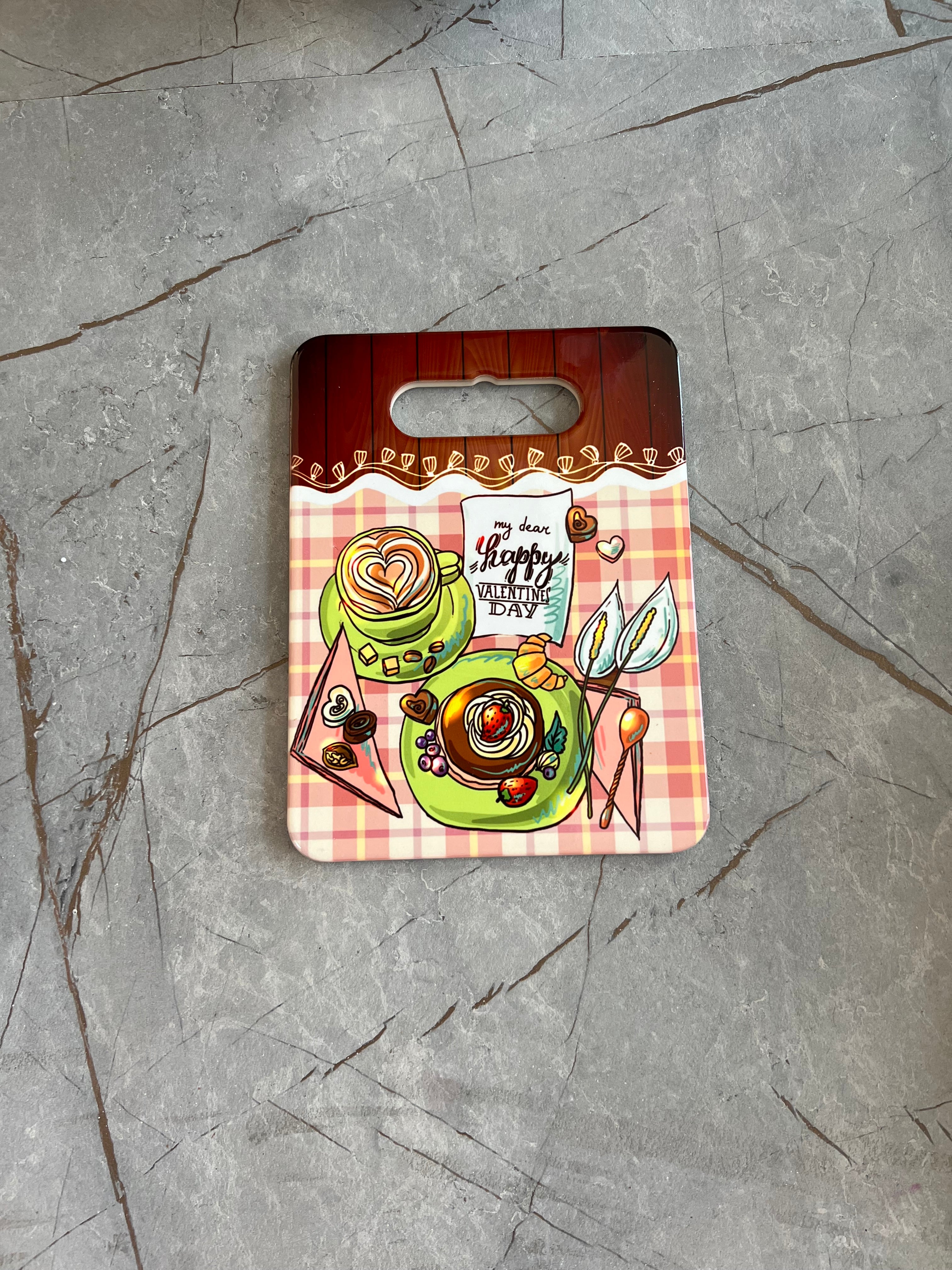 Pllake qeramike dekorative Happy Valentines Day