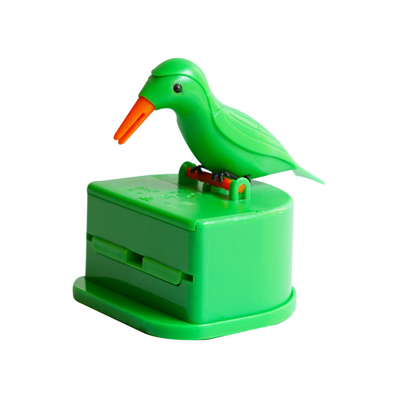 Mbajtëse plastike për kunjat e dhëmbëve me kanarinë