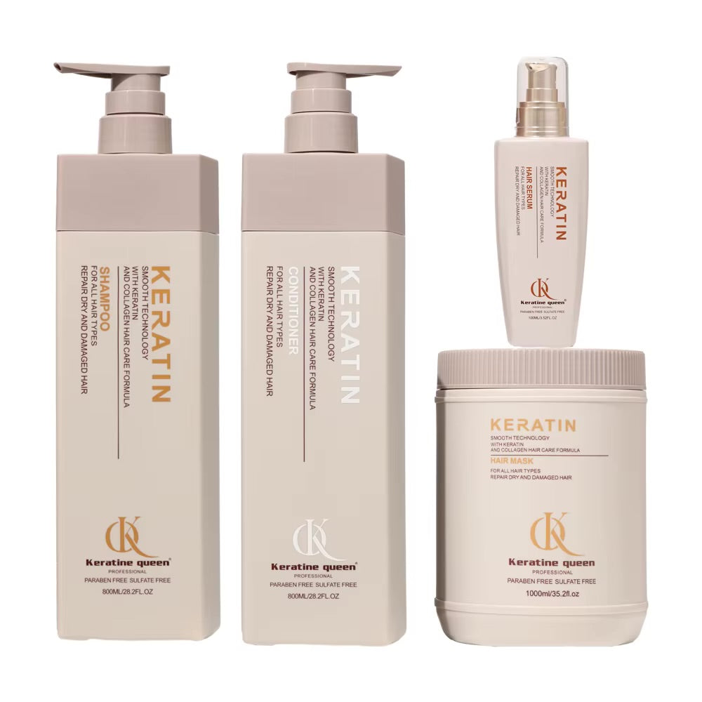 Shampo, zbutës dhe maskë profesionale Keratine Queen
