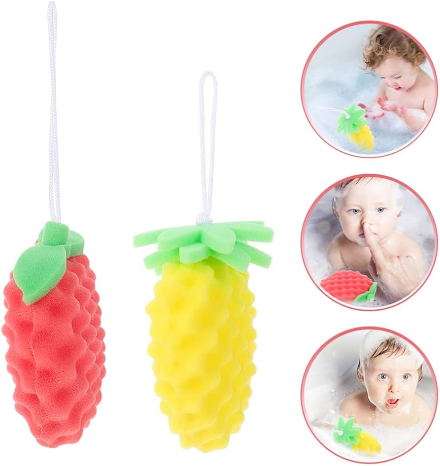 Sfungjer trupi për dush në formë ananasi