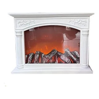 Oxhak dekorativ LED me kornizë të bardhë stil klasik