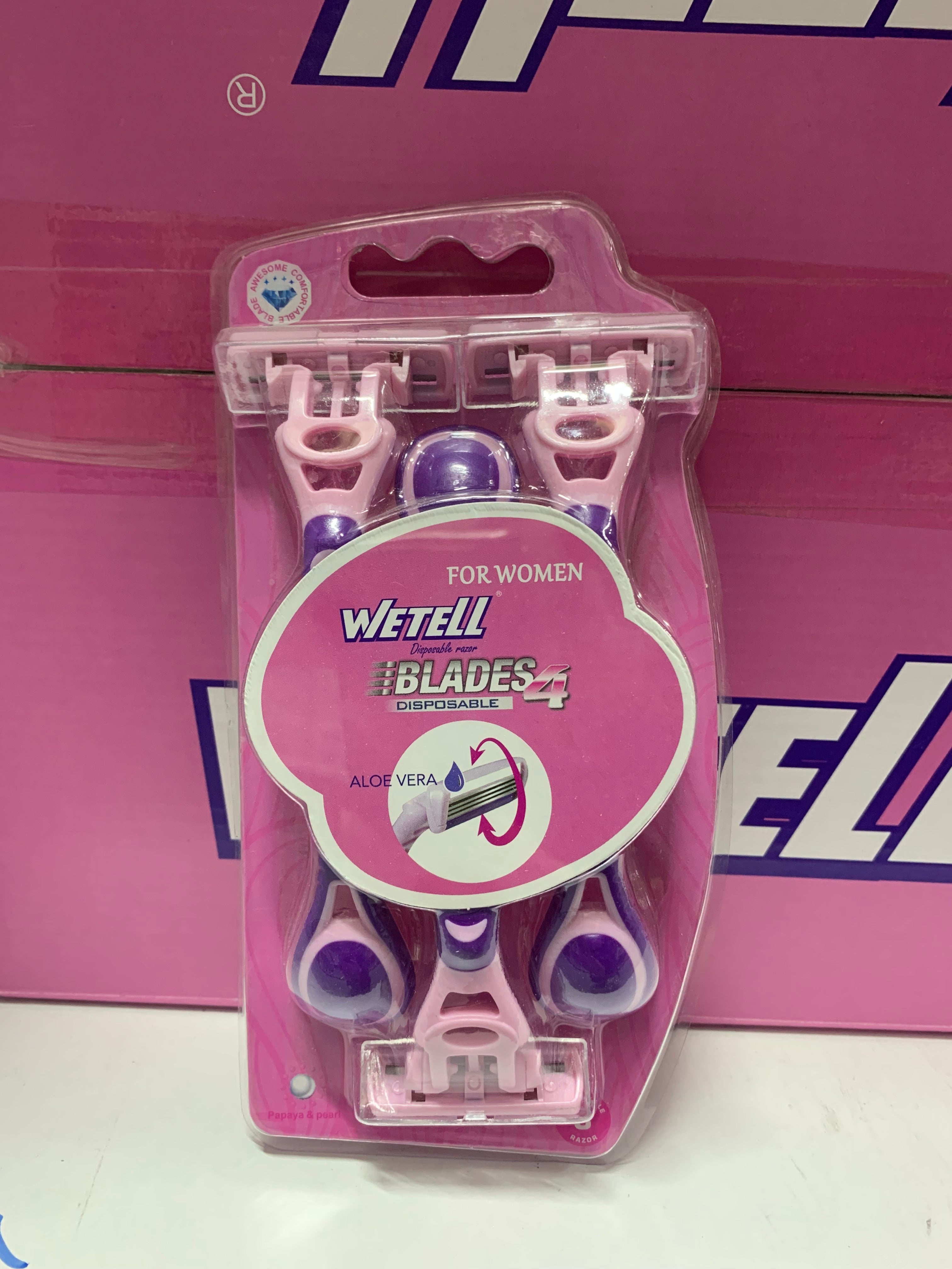 Brisqe për femra me aloe vera, set 3 copë