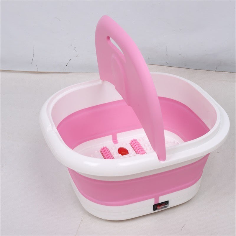 Folding foot bath