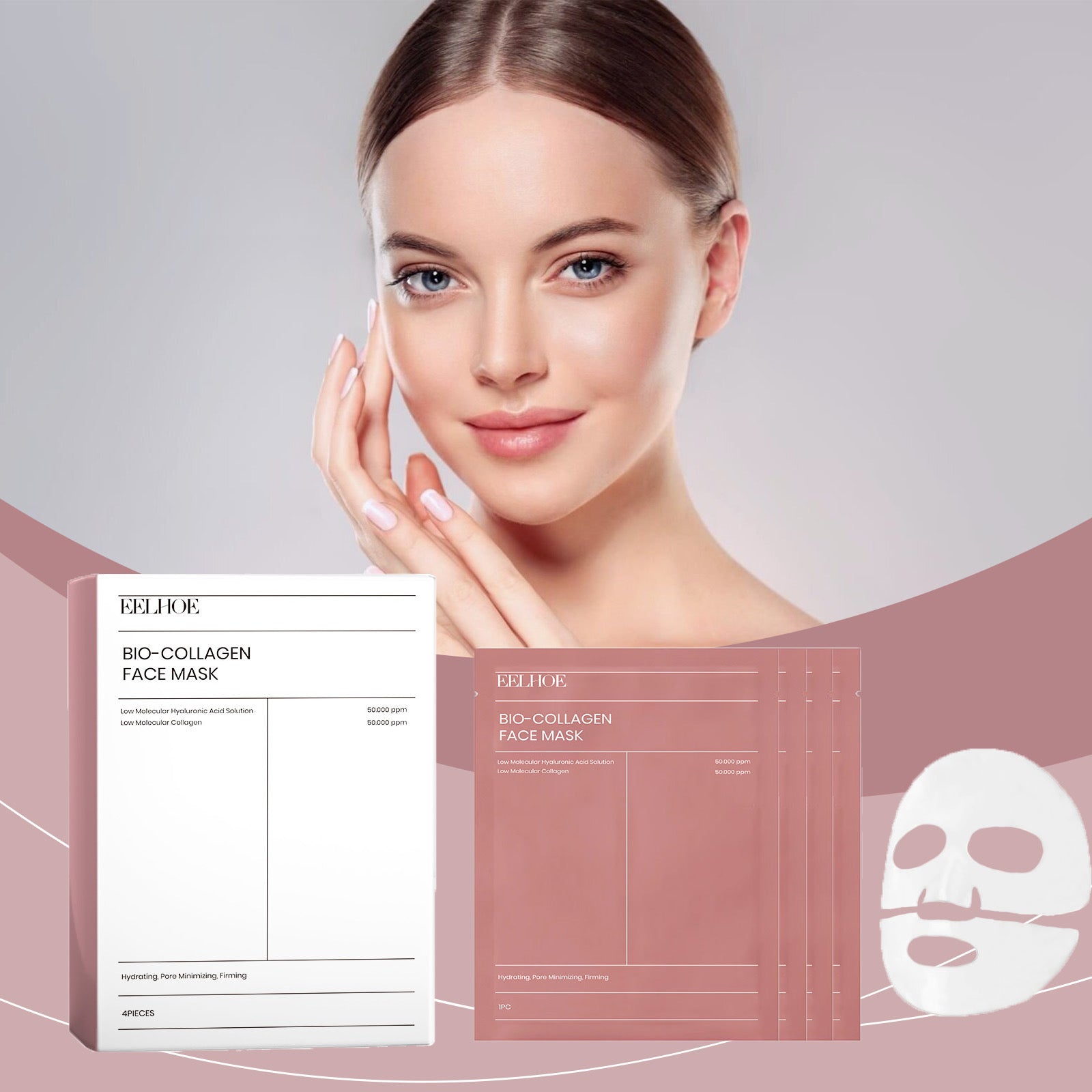 Maskë për fytyrën Bio Collagen EELHOE, 4 pcs