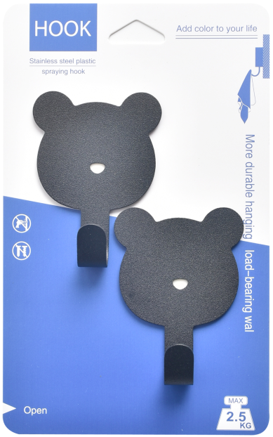 Varëse me montim në murë, formë arushi, set 2 copë