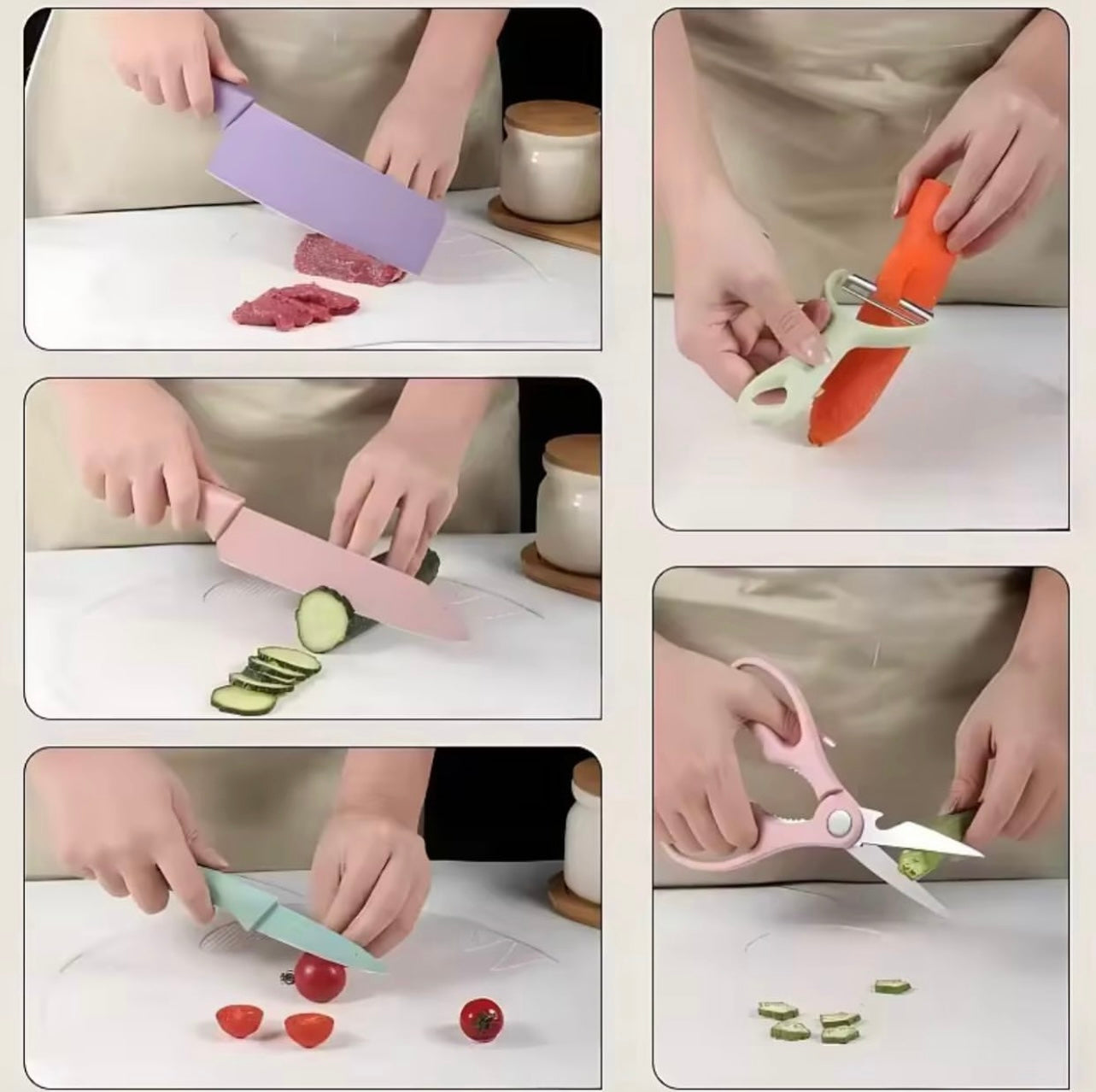 Set thika me 6 copë