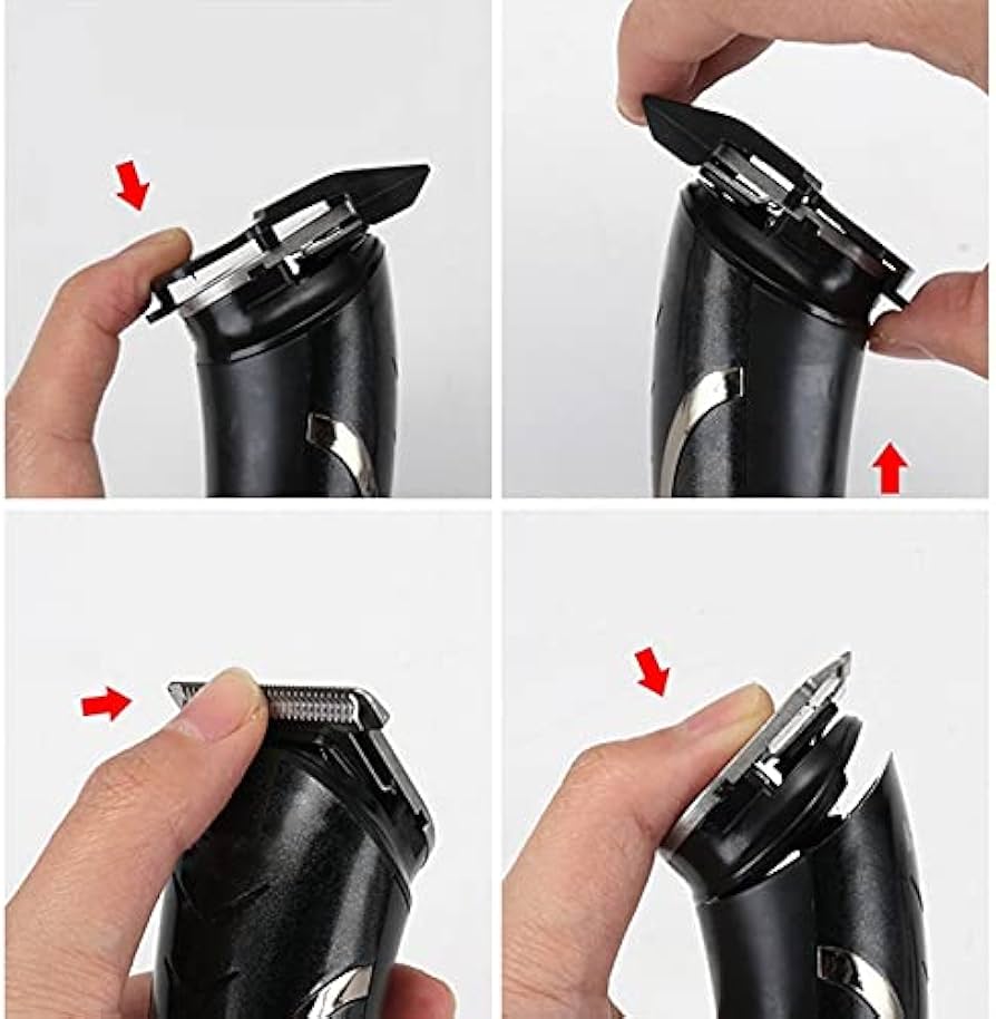 Set me makinë rroje dhe qethjeje për meshkuj, profesionale Kaiwei