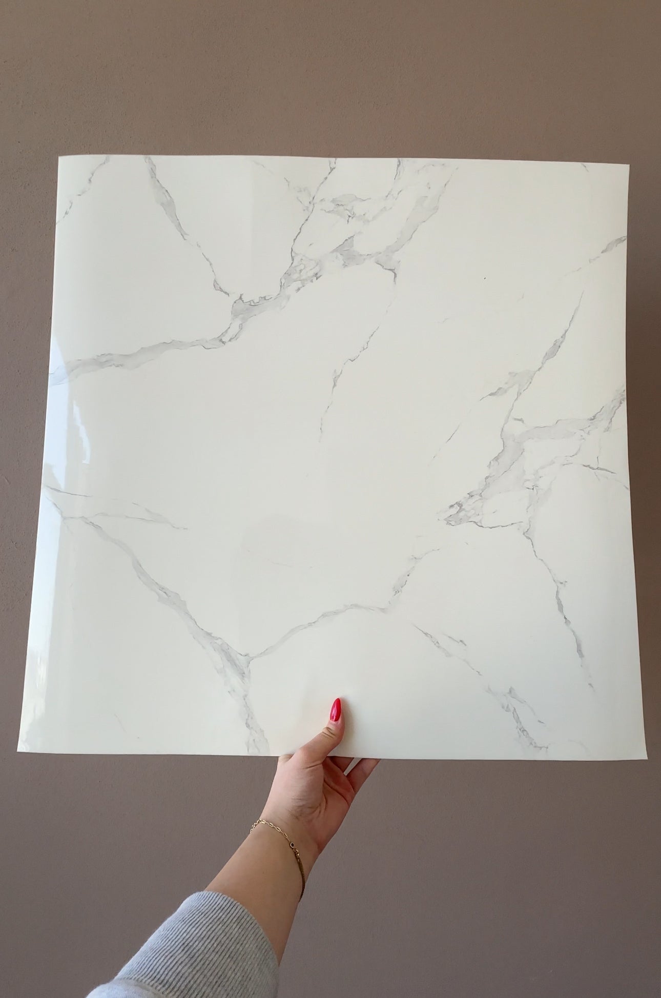 Stiker mural pana me dizenjo mermeri 60 cm x 60 cm