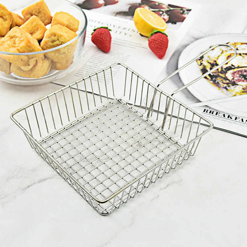 Fritezë katrore inoksi për patate