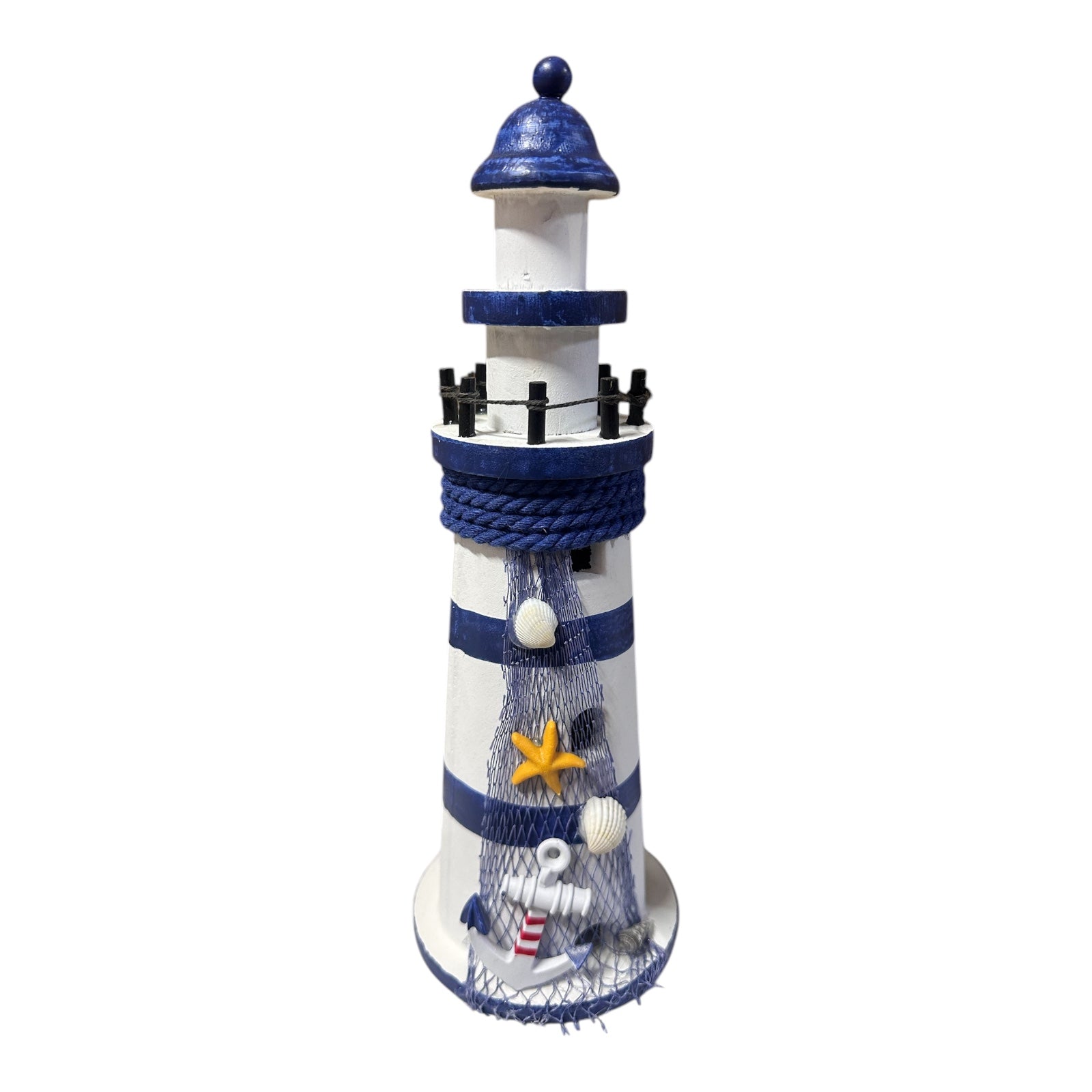 Dekoruese ambjenti far prej druri me motive marinari dhe spirancë