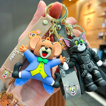 Varëse çelsash silikoni me Tom and Jerry me modele të ndryshme si në foto