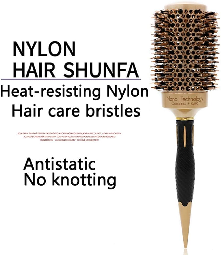 Furçë flokësh rrumbullake me bisht për stilim dhe kujdes profesional 45