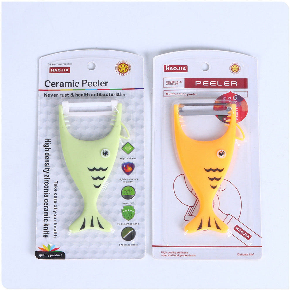 Qëruese inoksi + plastike për fruta-perime