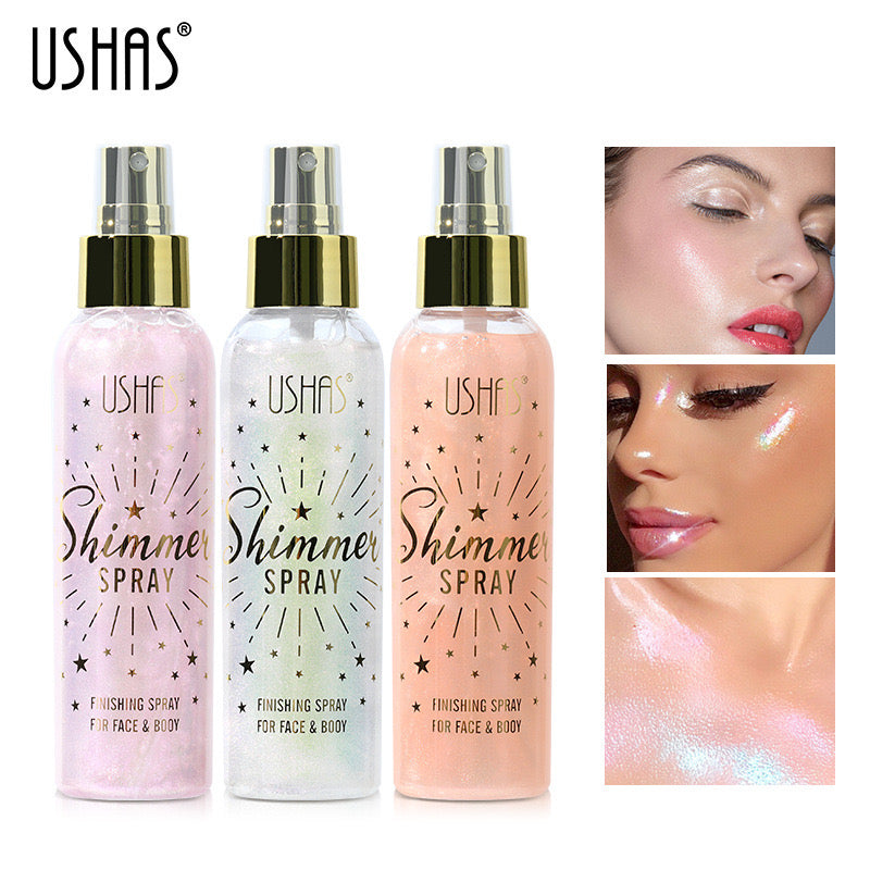 Shimmer spray