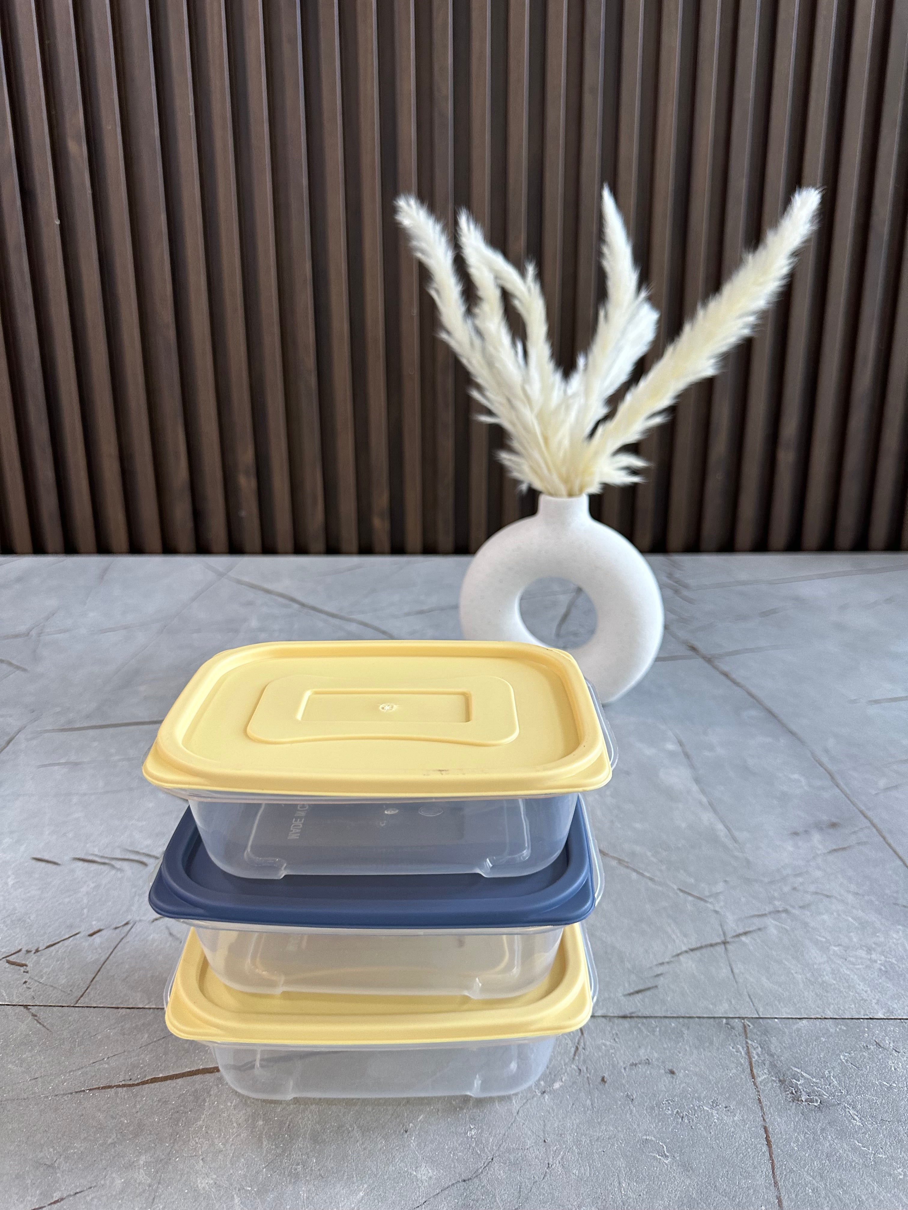 Set tasa plastike x3