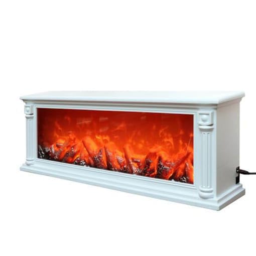 Oxhak dekorativ LED me kornizë klasike të bardhë