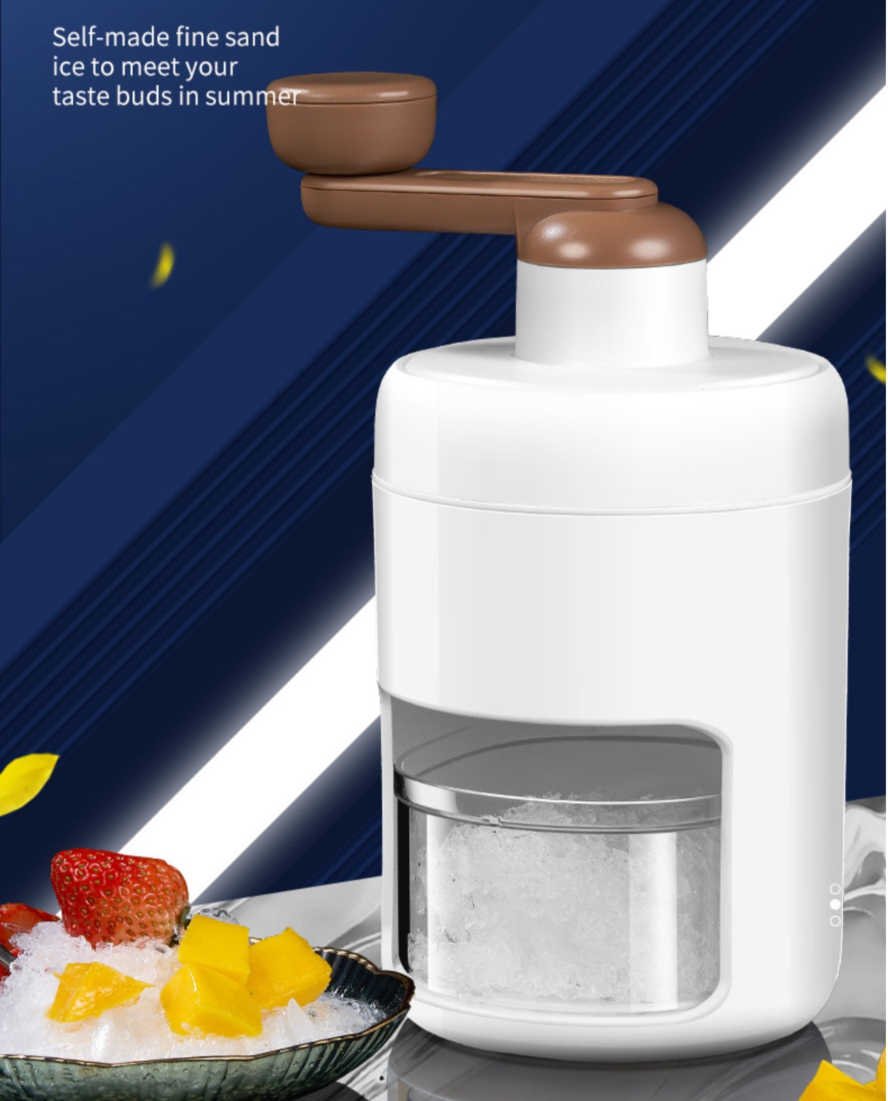 Grirëse akulli mekanike plastike në formë rrethore