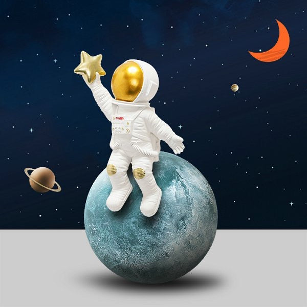 Kanavase për fëmijë me austronaut