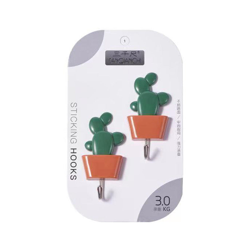 Varëse me montim në murë, formë kaktusi, 2 copë