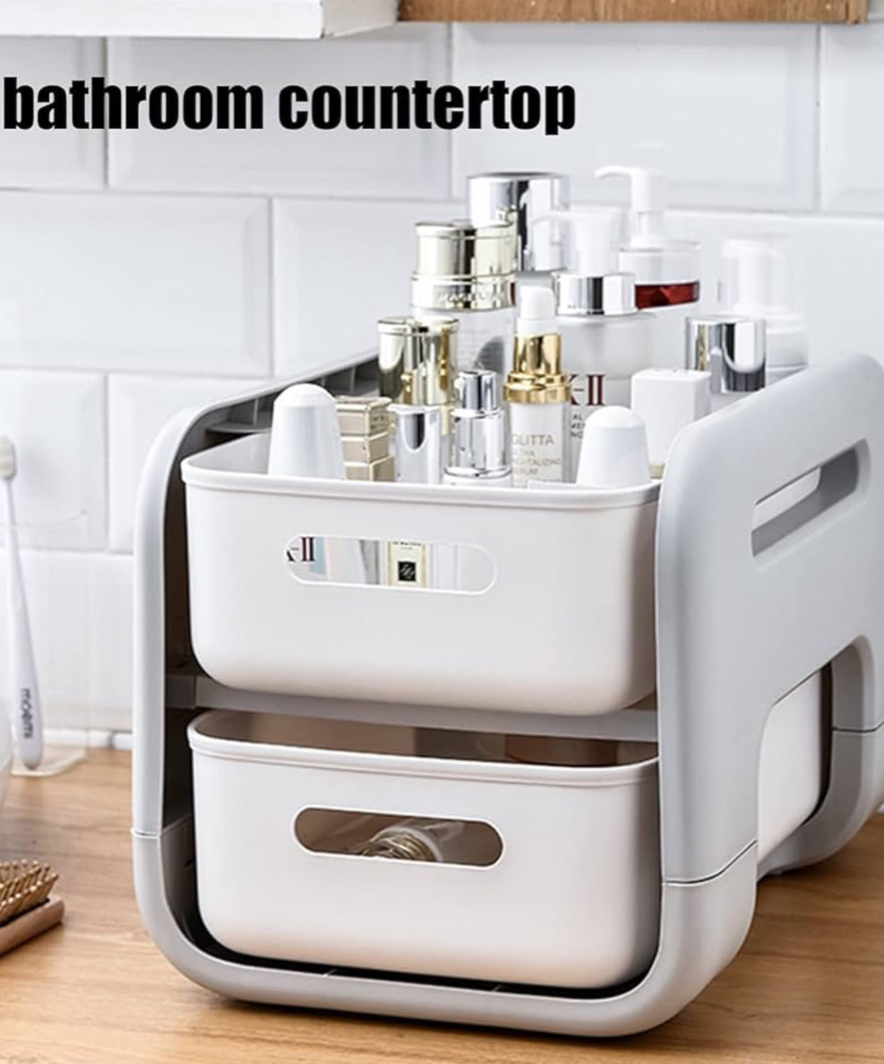 Organizuese multifunksionale plastike me dy kate