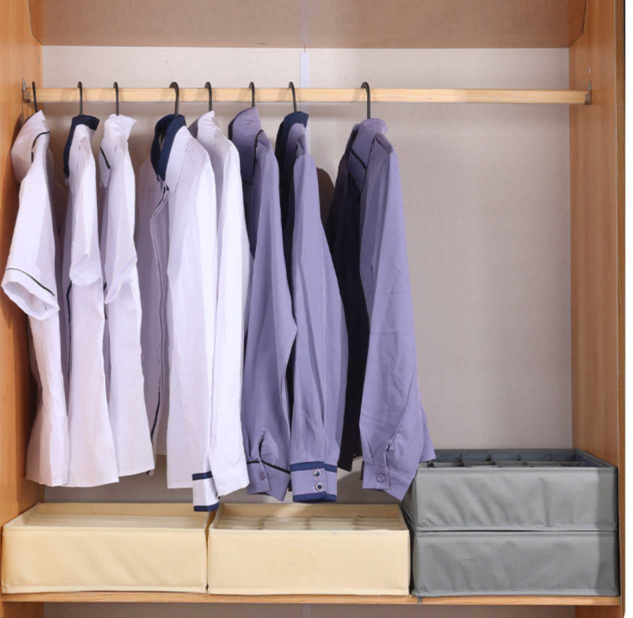 Kuti organizuese për garderobë me zinxhir