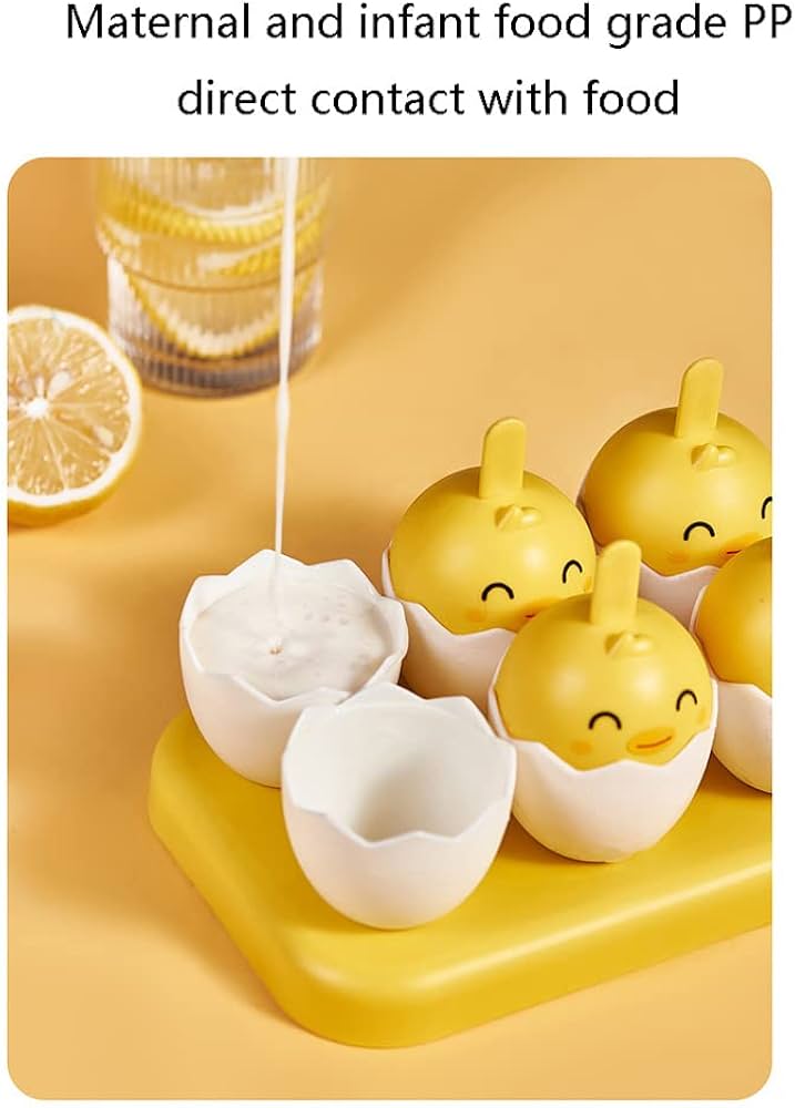 Formë për akullore ose kasata si vezë me zogj