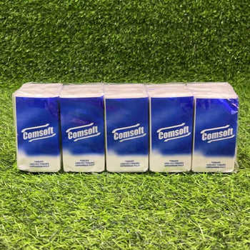 Letra të thata Comsoft 10 x 3 PLY Tissues, 1 set me 10 pako