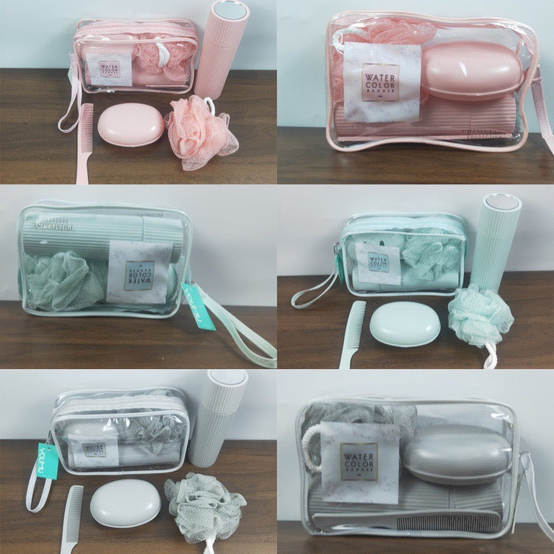 Set me sfungjer trupi dhe aksesorë për tualet